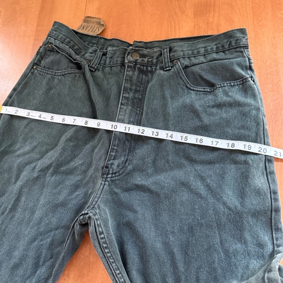 Stefano Green Denim Jeans 36X34 Straight Leg - Picture 6 of 14